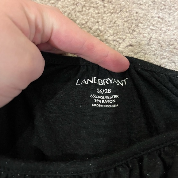 Lane Bryant Glittery Long Sleeve Top - Picture 6 of 7